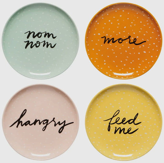 Snappy Appetizer Plates set of 4