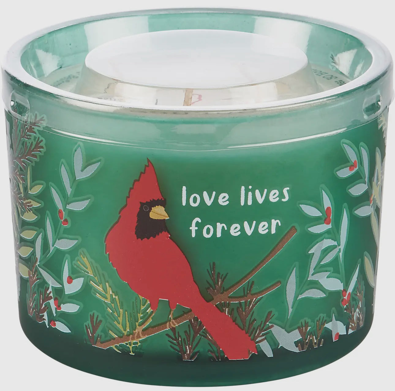 Love Lives Forever Candle ( Spruce)