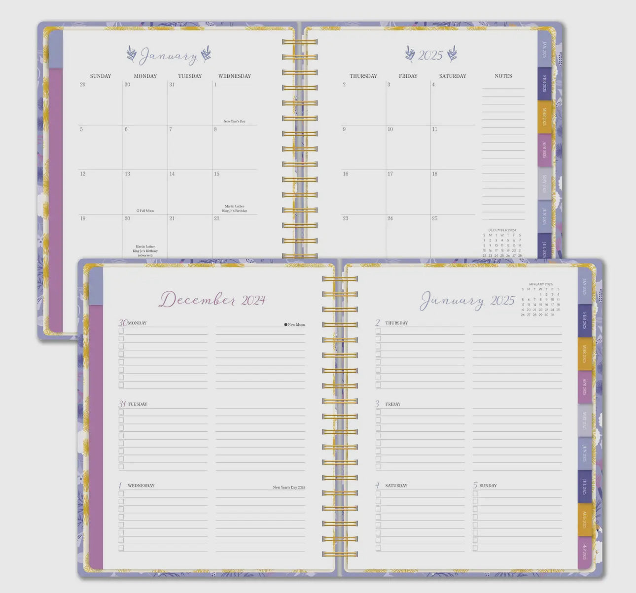 2025 Garden Bee Deluxe Hardcover Planner