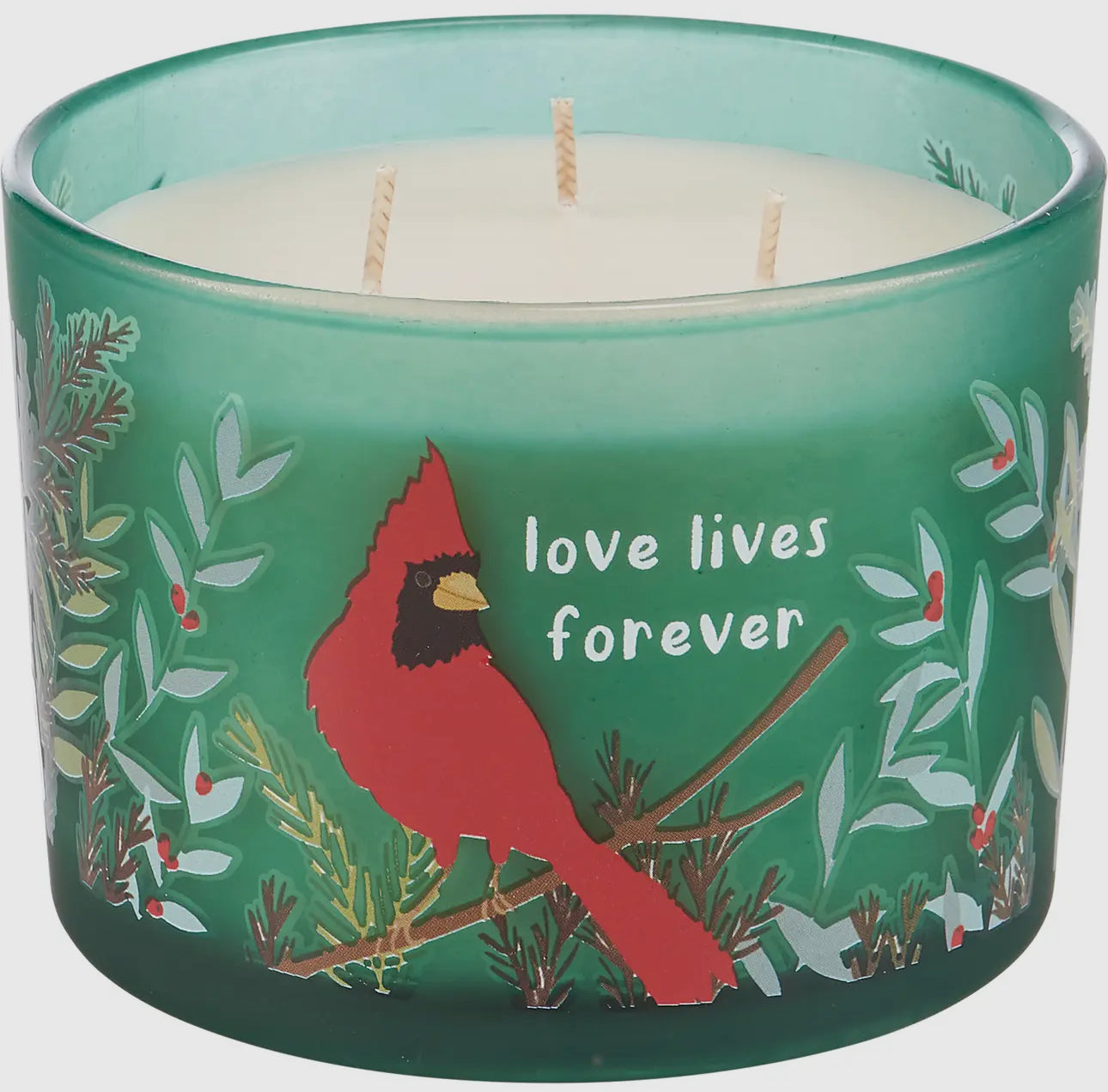 Love Lives Forever Candle ( Spruce)