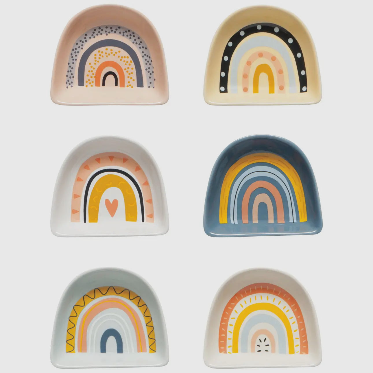 Pinch bowls set of 6 (Rainbow)